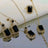 Parure 4 pièces en acies inoxydable 1 er choix